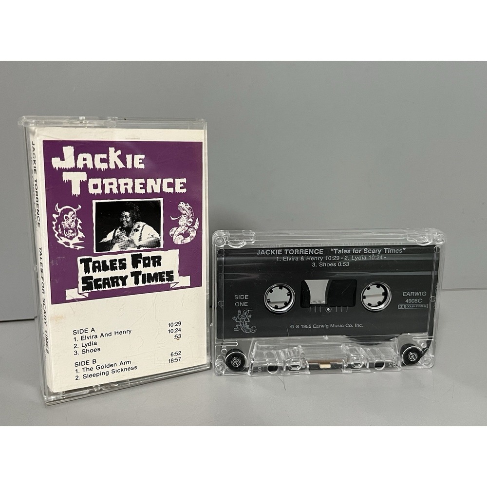 Jackie Torrence~Tales For Scary Times~1985 Stories~Earwig Music - Rare Cassette